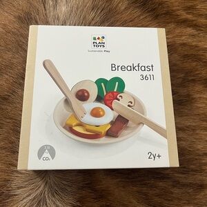 Breakfast Set - Colorful Wooden Play Food